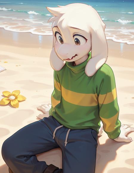 Asriel Dreemurr - Undertale (illustrious SDXL LoRA)