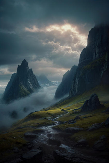 Majestic Mountain - SDXL/SD15- PAseer版本v1.0 (ID: 301305)