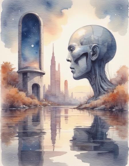 Eldritch Watercolor for Flux