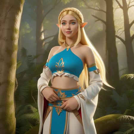 Princess Zelda - SDXL Realistic & 3D