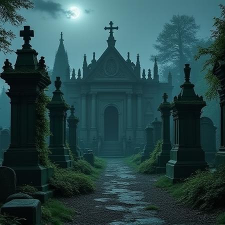 Haunted Streets of Highgate: A Gothic Cemetery Lora