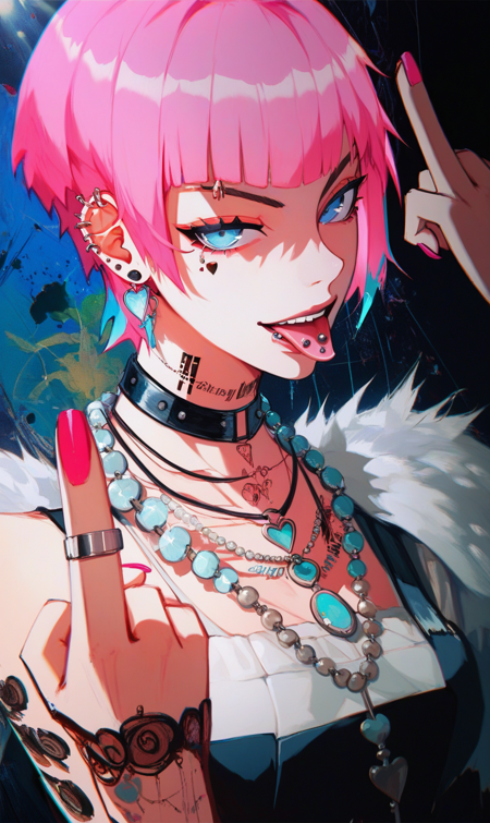 Neuropunk art style