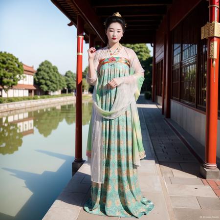 hanfu_Tang Dynasty_tang_唐朝仕女服 @spz