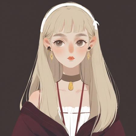 Hand-drawn portrait