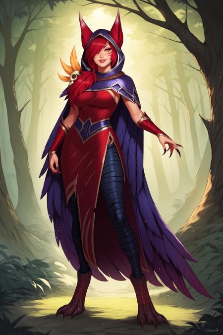 Xayah (League of Legends) - Comission LoRA PonyXL [NSFW Support]