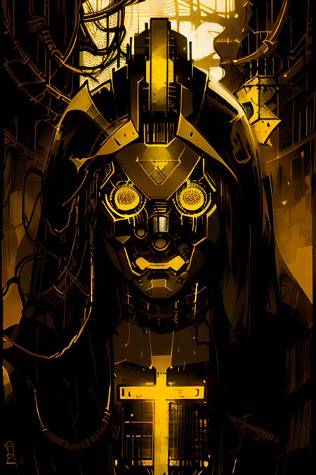 Cyberpunk 2077 Tarot card 512x1024