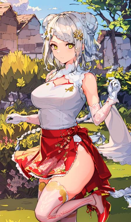 战舰少女r-重庆-曙光女神(Aurora)-绯衣金带服饰