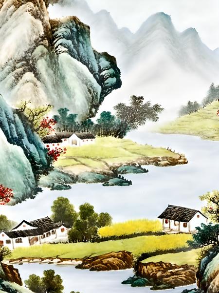 造物云-中国文化模型-瓷板画_V1(SDXL1.0)