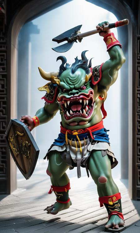 Monster Codex-XingTian | 怪物志-百鬼-刑天