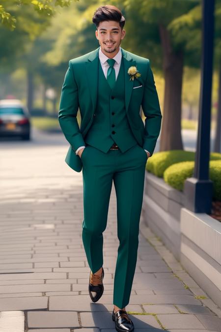 Emerald Green Suit