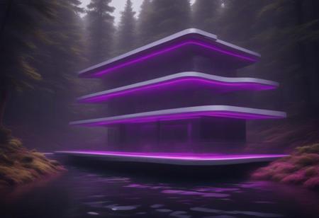 Futuristic Nature House Concept Art (VW Style)
