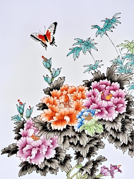 造物云-中国文化模型-瓷板画_V1(SDXL1.0)版本v1.0 (ID: 152303)