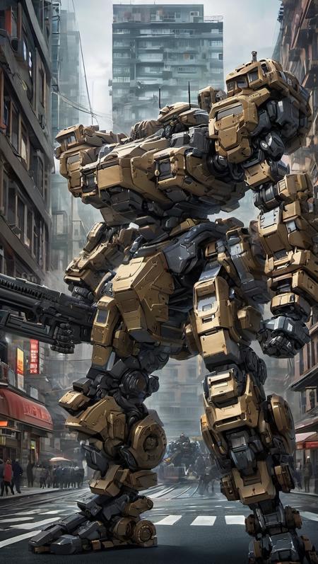 [Illustrious / SDXL] Super robot diffusion XL (Gundam, EVA, ARMORED CORE, BATTLE TECH like mecha lora)