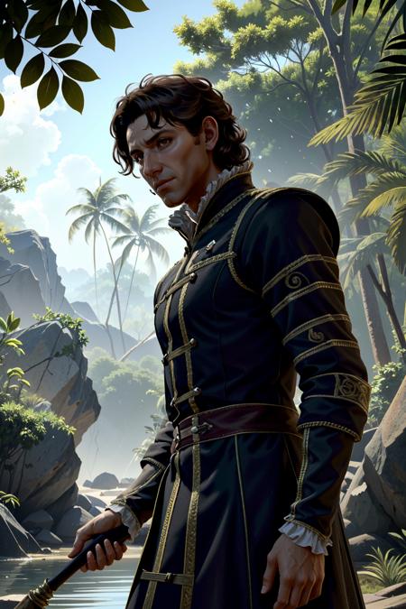 Human Raphael from Baldur's Gate 3