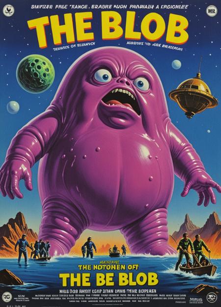 Vintage B-Movie Posters (SDXL)