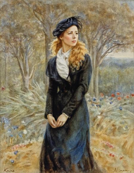 Cottage Core Painting - Helen Allingham Style