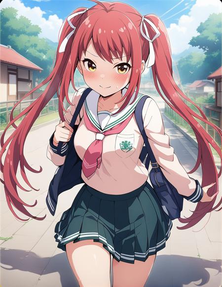 【SDXL】Hasumi Urara 蓮見うらら / Battle Girl High School バトルガール ハイスクール版本Animagine3.0 (ID: 327881)