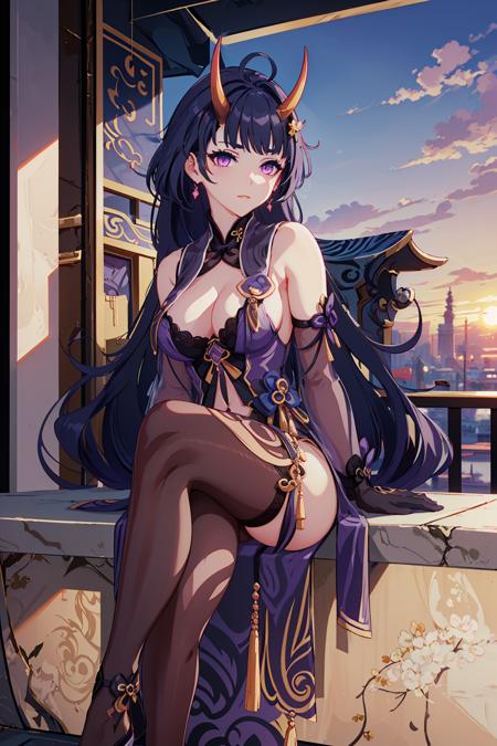 Raiden Mei-Herrscher of Thunder-Aqueous Springtide-Honkai 3rd