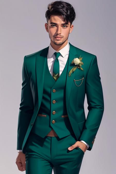 Emerald Green Suit