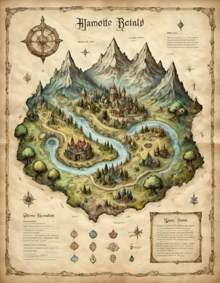 Eldritch Parchment Art  | for Flux.1 dev