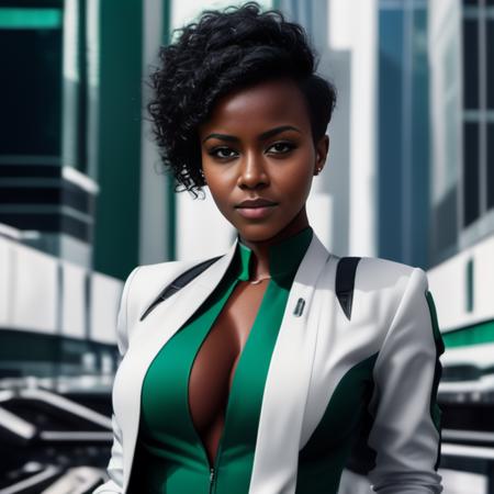 Sanaa Asaju - Black African Kenyan Woman from the Latent Space