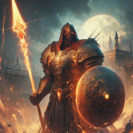 Spartan Spear and Shield