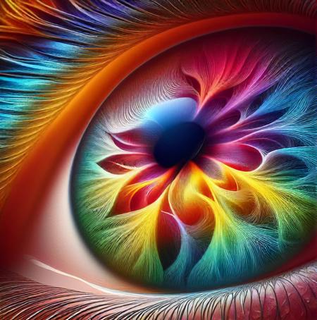 rainbow iris