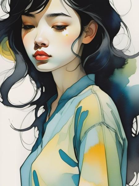 FRESH IDEAS@Watercolor figures