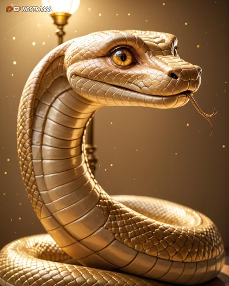 Gold Snake Chinese Year of the Snake