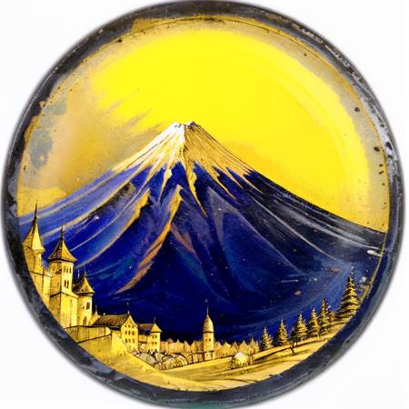 Gold Glass - ancient portrait style