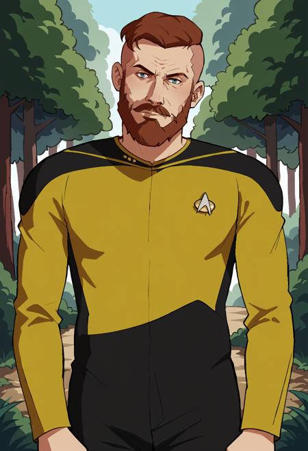 Star Trek TNG uniforms (standalone for early seasons version update) (pony)