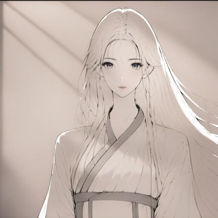 线稿手绘画风lora | Line draft hand drawn art style Lora