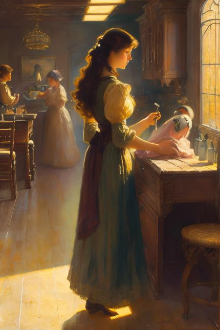 style of Gaston Bussiere 214