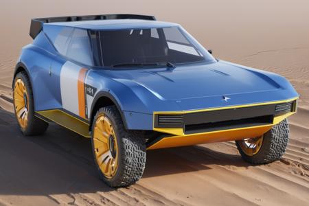 Designed by Polestar (Polestar cars design style lora)