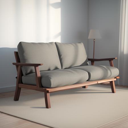 wooden sofa set