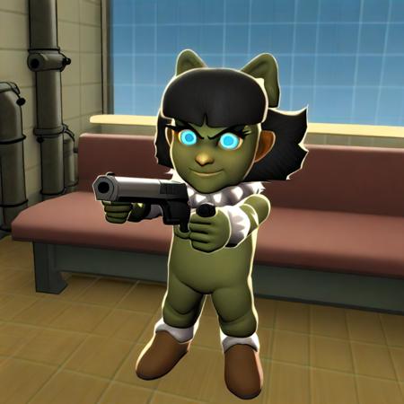Olivia Man (from Team Fortress 2) 3D Illustrious