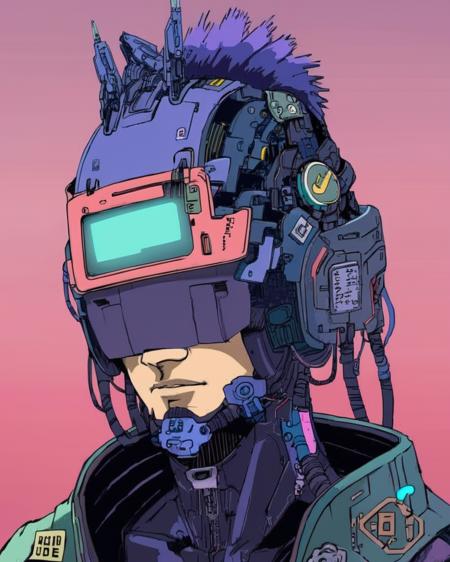 Cyberpunk Anime Style