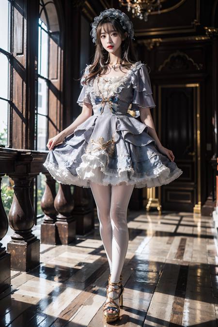 [Realistic] Modern victorian fashion dress | 洛丽塔裙子 | ロリータ ドレス Vol.2版本Style 2 (ID: 137087)