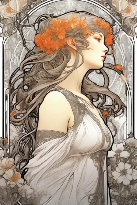 Alphonse Mucha Style