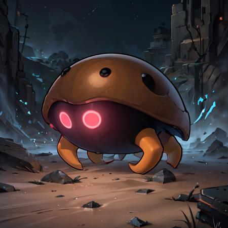Kabuto: Dome Trilobite | カブト (Pokedex #0140) [Pony & SD1.5]