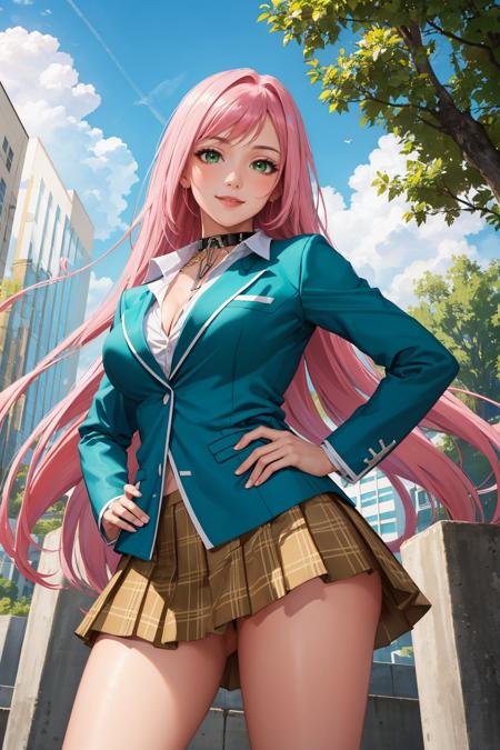 Moka Akashiya/赤夜 萌香 (Rosario + Vampire) LoRA