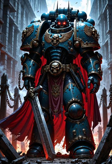 The Space Marines Warhammer 40K | Flux + Pony