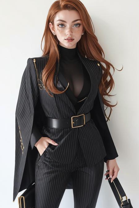 Pin Striped Suit