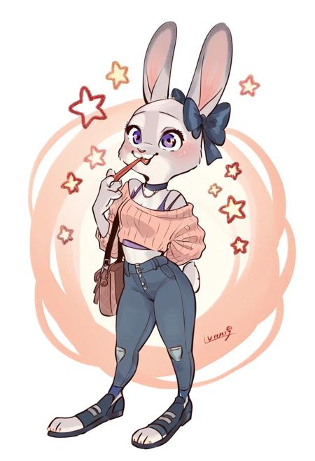 Judy Hopps - Zootopia (pen pen style)