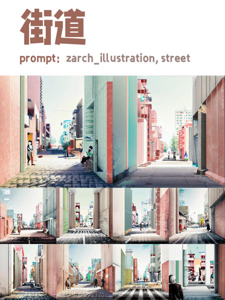 插画风建筑zarch_illustration