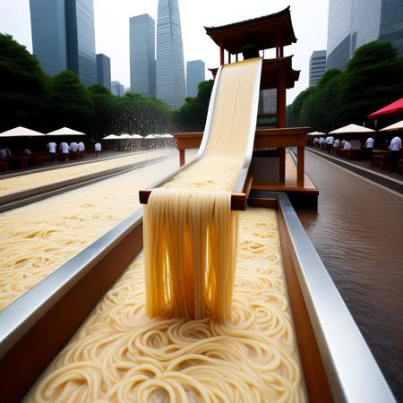 spaghetti and soumen slider