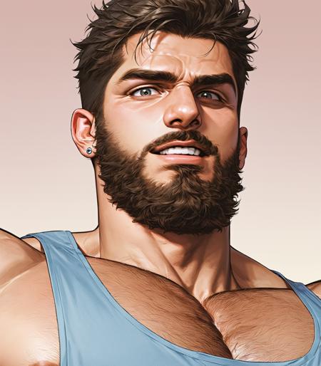 Barron Skye, Scottish cocky hipster jock - Original Character