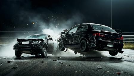 Car crash SDXL