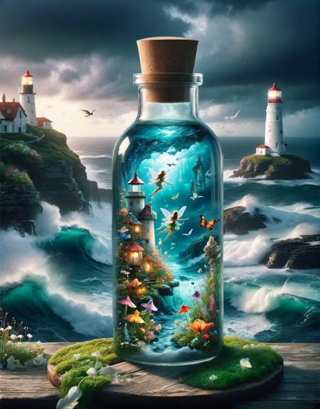 In a Bottle SDXL