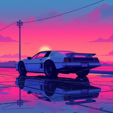 Retro neon style [FLUX+SD+XL+Illustrious-XL+Pony]